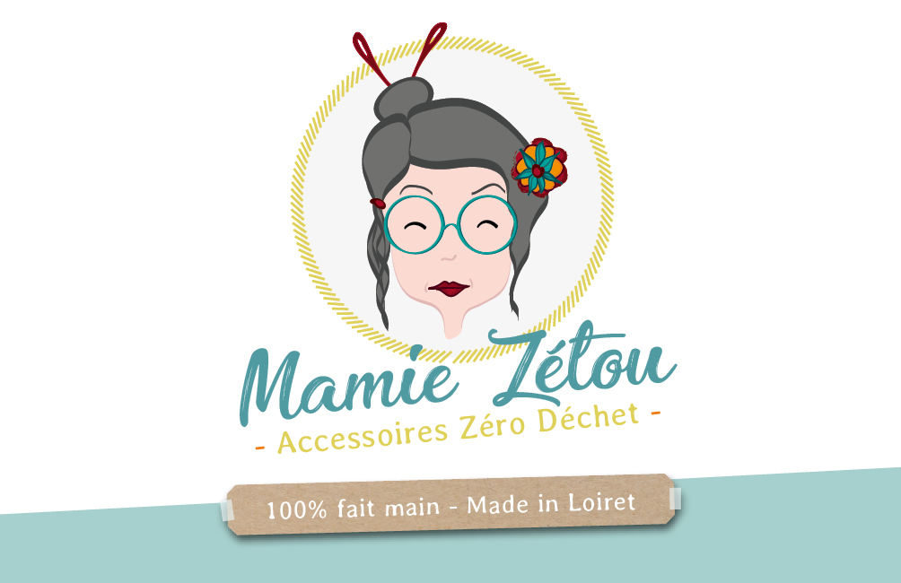 Création carte de visite Mamie Zétou
